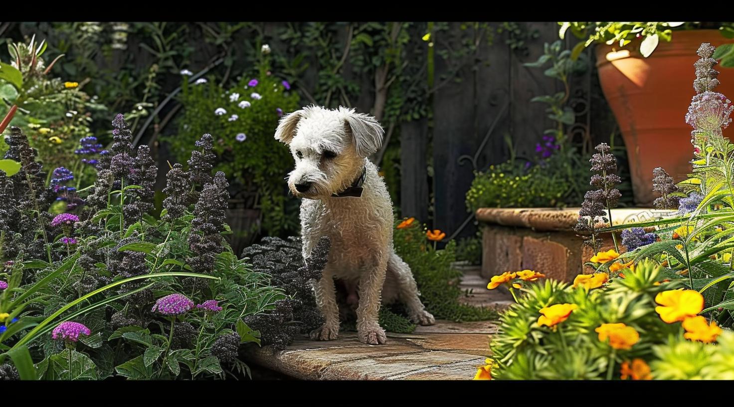 Sicherer und spaßiger Garten für deinen Hund